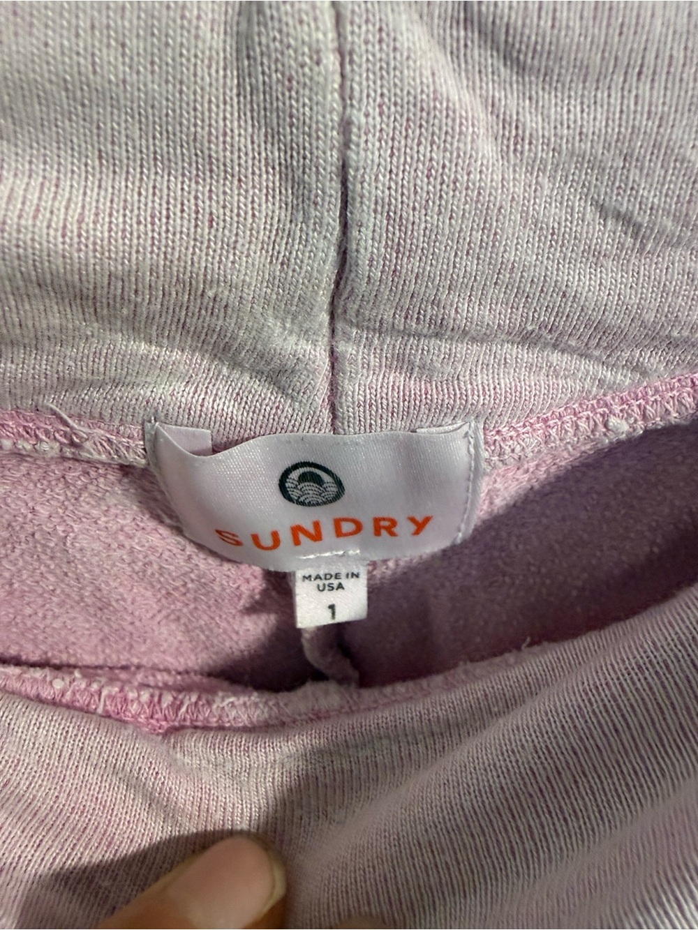 Sundry Pink Tie Dye Jogger Sweatpants Women’s Size 1 Made in USA - Picture 2 of 6